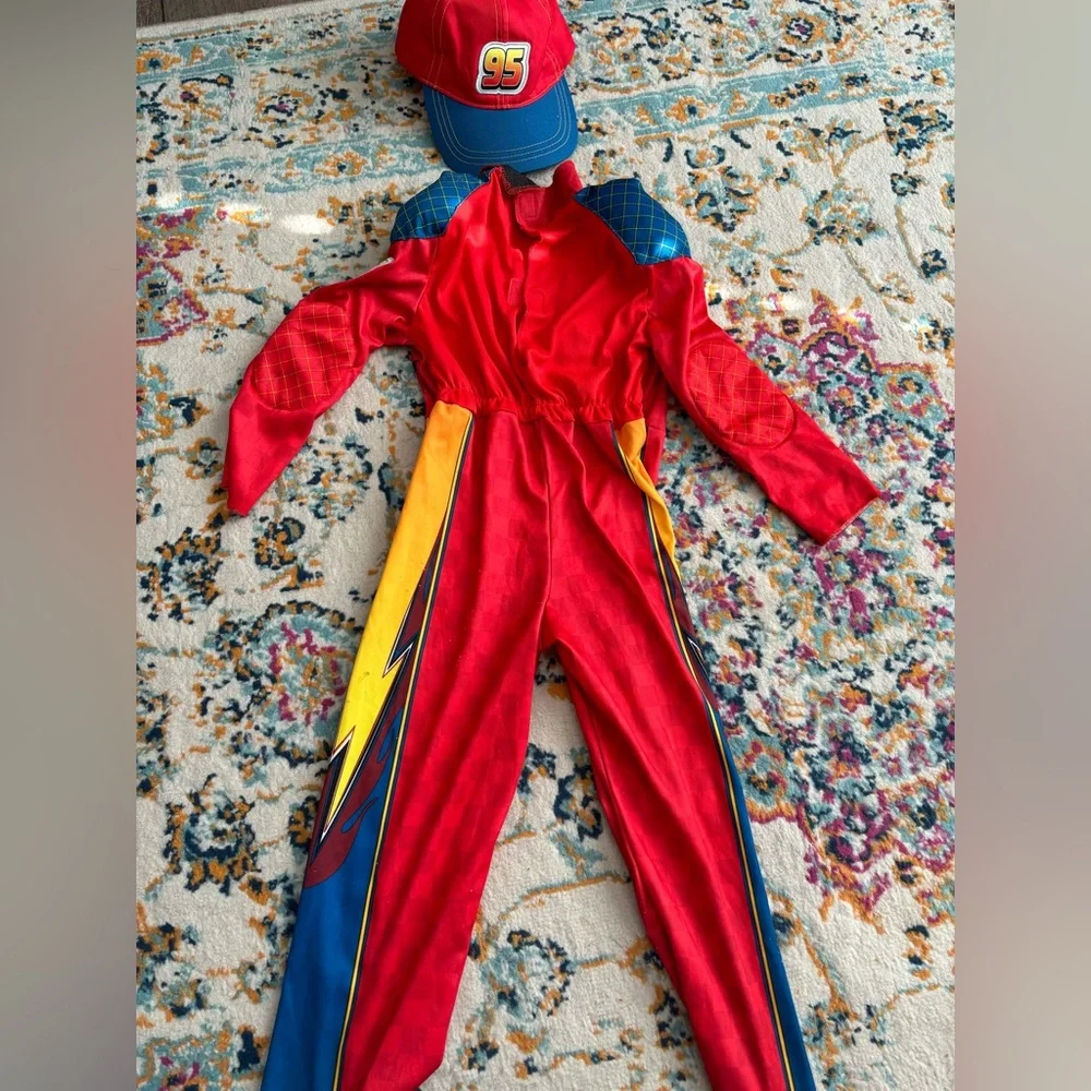 Boys McQueen Halloween Jumpsuit size 3 - Picture 4 of 5